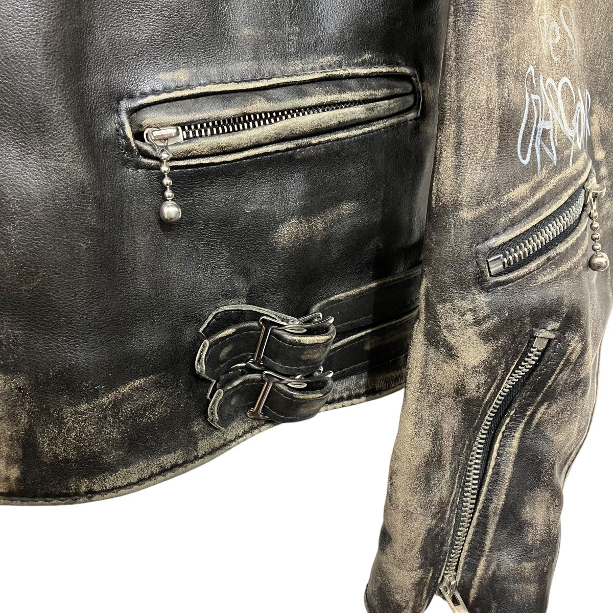 Lewis Leathers×COMME des GARCONS LIGHTNING LIVE FREE DIE