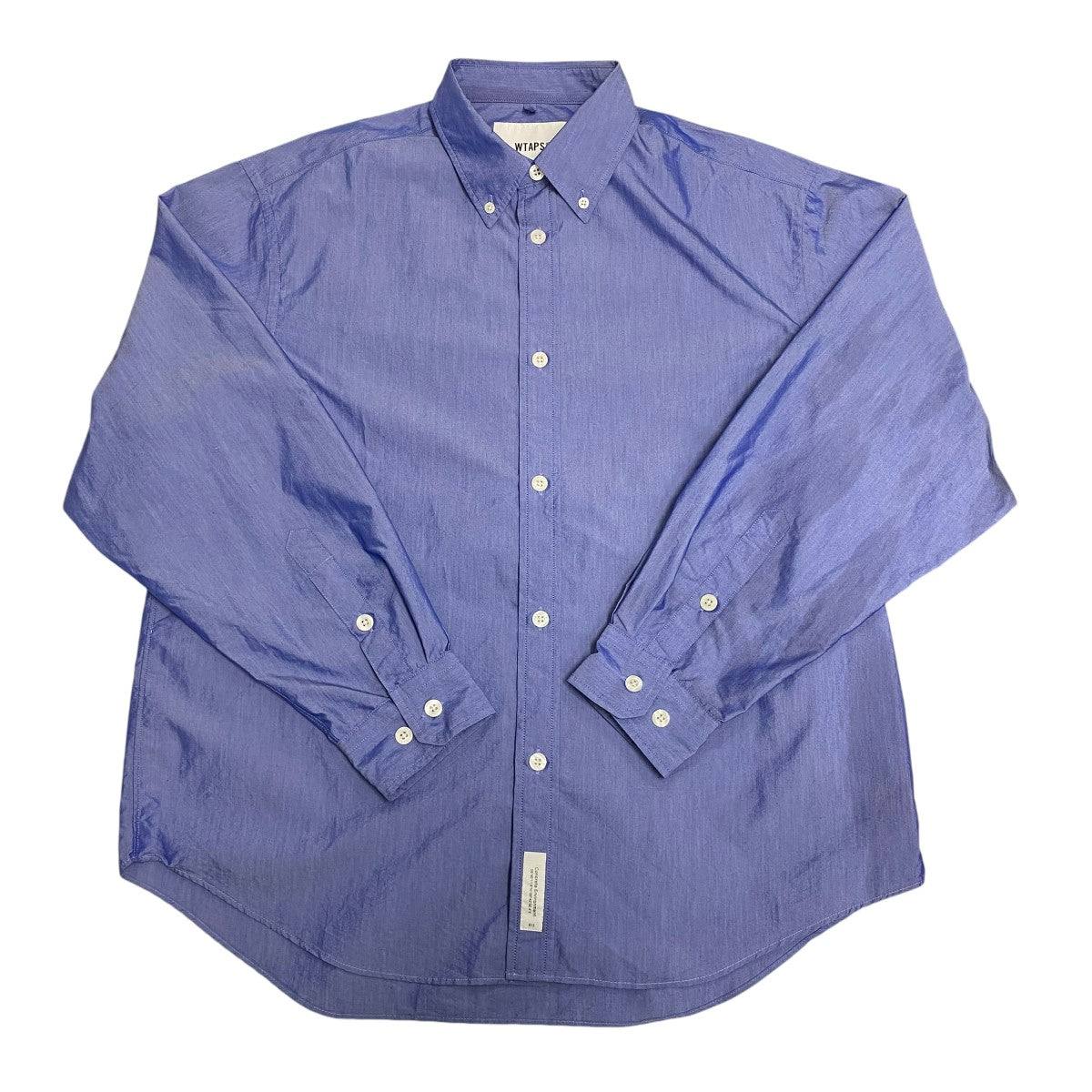 WTAPS(ダブルタップス) Shirt BD 01 LS CTPL． BROADCLOTH． COOLMAXブラウス232GWDT−SHM01  232GWDT−SHM01 ブルー サイズ 02｜【公式】カインドオルオンライン ブランド古着・中古通販【kindal】