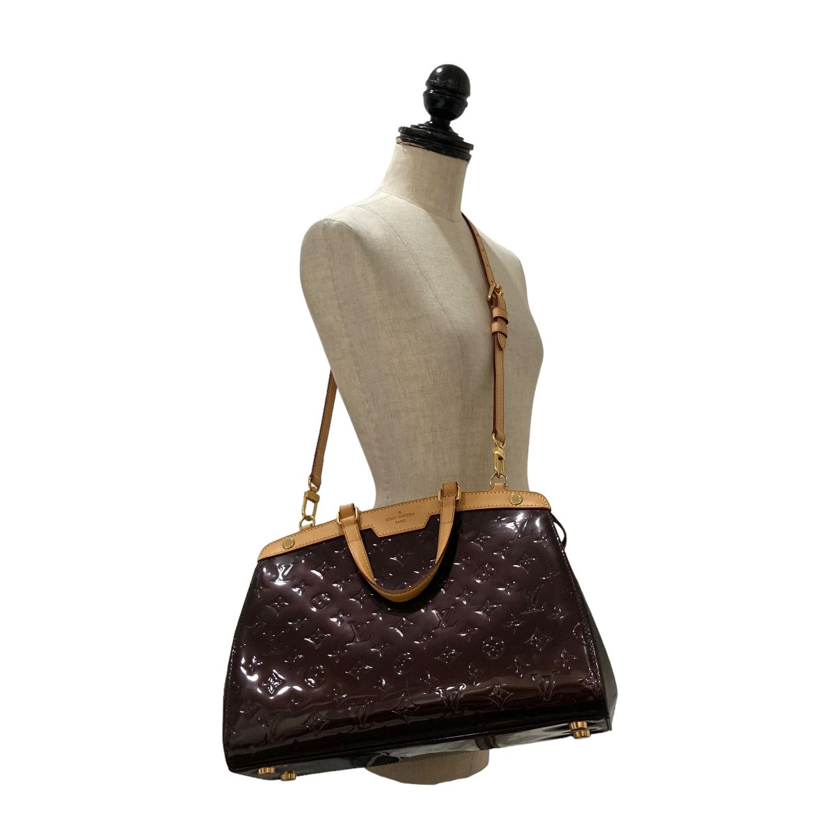 LOUIS VUITTON(ルイヴィトン) ヴェルニ ブレアMM モノグラム ハンドバッグ M91619 AA4182 M91619 AA4182  ワインレッド｜【公式】カインドオルオンライン ブランド古着・中古通販【kindal】