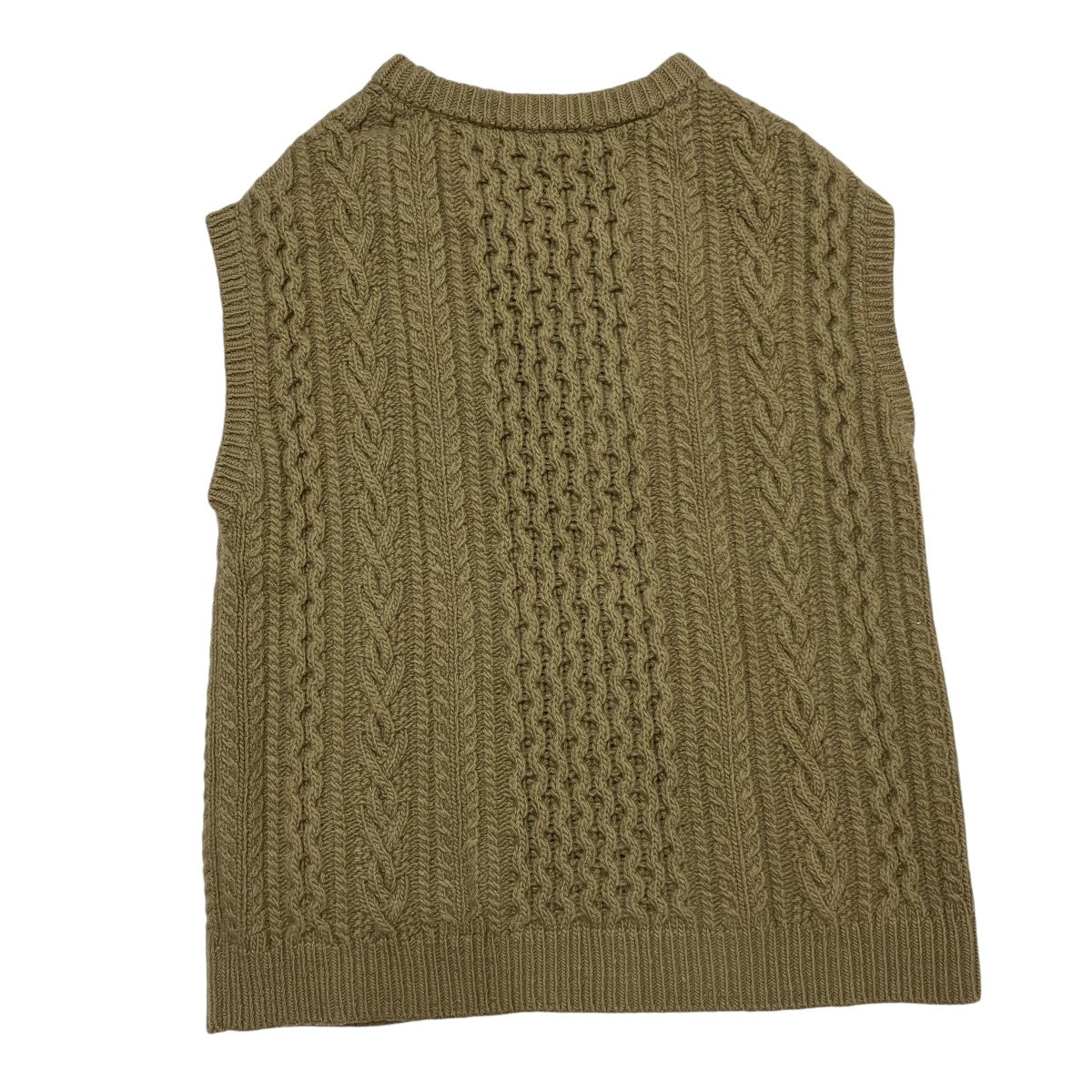 AURALEE(オーラリー) FRENCH MERINO ARAN KNIT VESTニットベスト