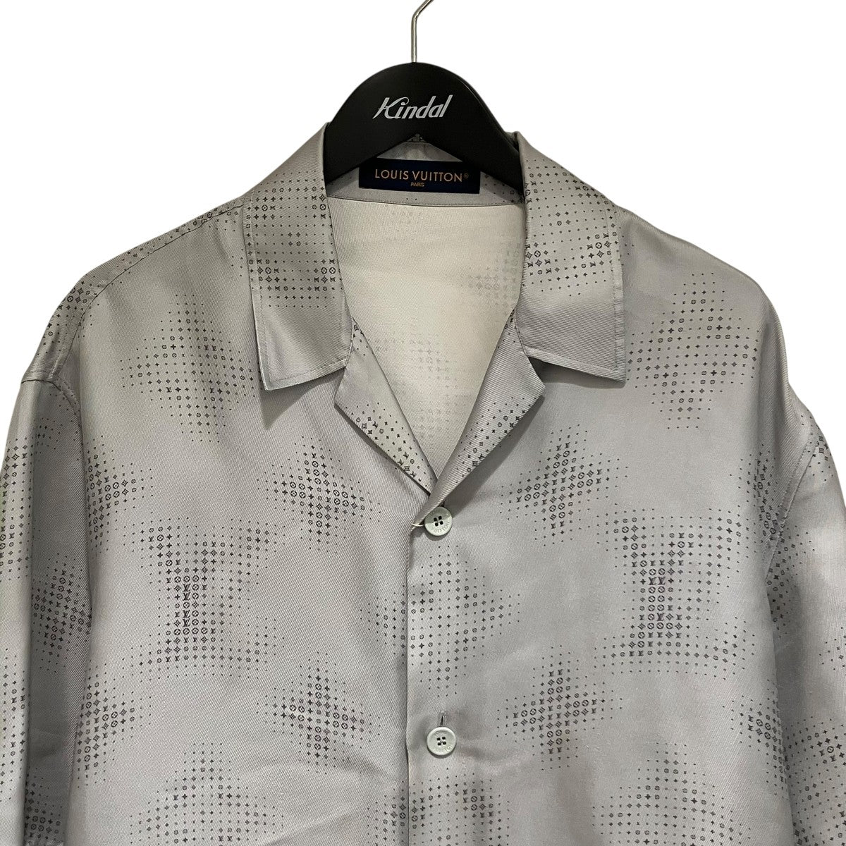 【お洒落を加速させる♪】Louis Vuitton× 半袖シャツ LOUIS VUITTON - LOUIS VUITTON シルク混 モノグラム 半袖シャツ