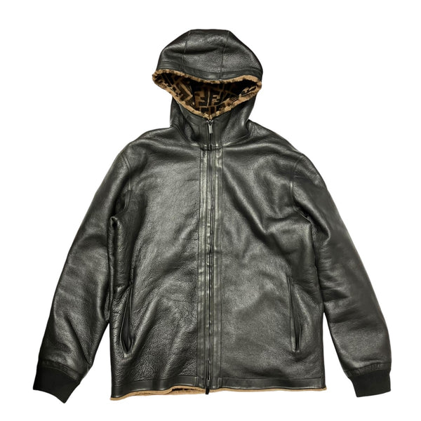 FENDI(フェンディ) ムートンレザージャケットFM0118 A7VO F0GGE FM0118