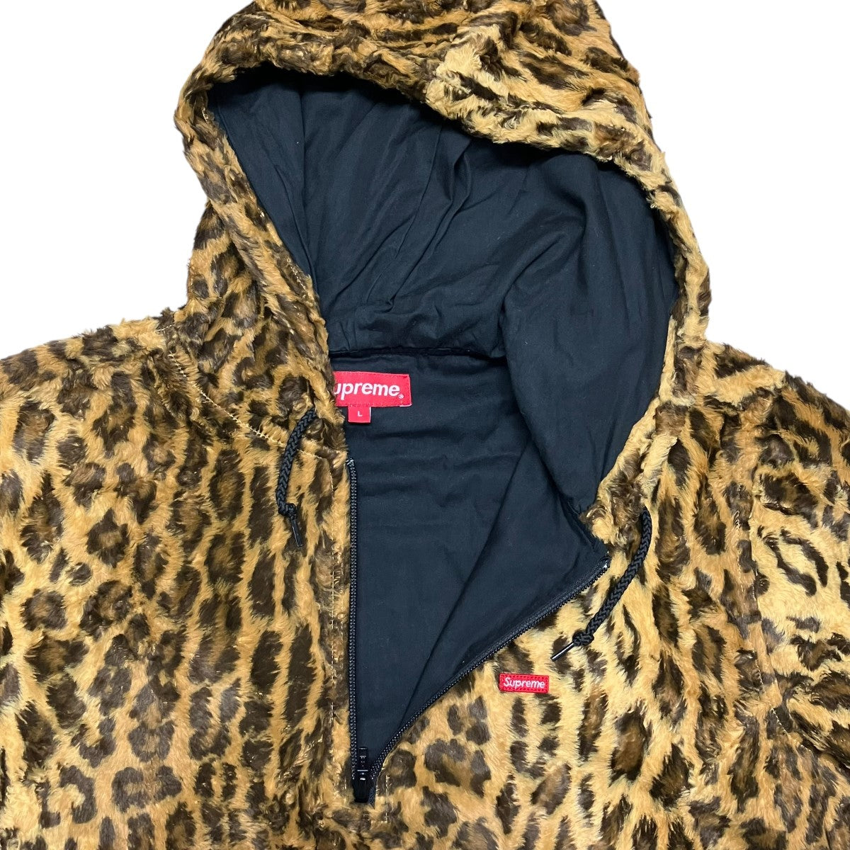 Supreme(シュプリーム) 14SSFUR PULLOVER LEOPARDパーカー ブラウン サイズ L｜【公式】カインドオルオンライン  ブランド古着・中古通販【kindal】