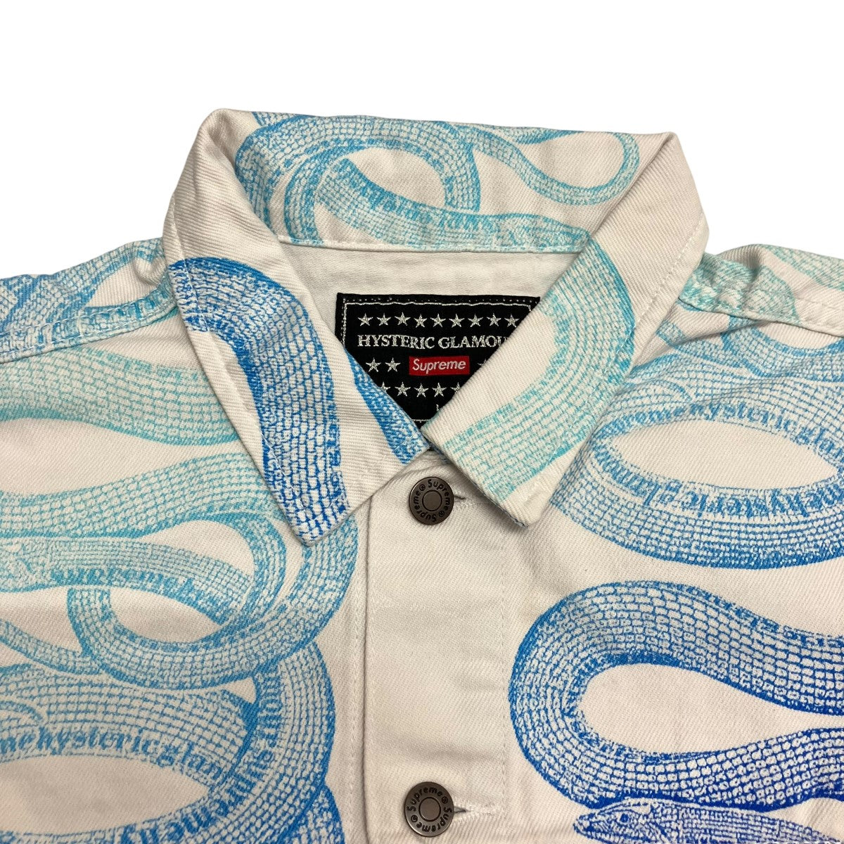 Supreme×histeric Snake Denim Trucker Jacketデニムジャケット