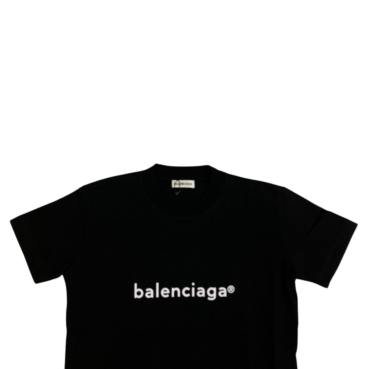 バレンシアガ 20年 コットン Tシャツ S レディース ブラック