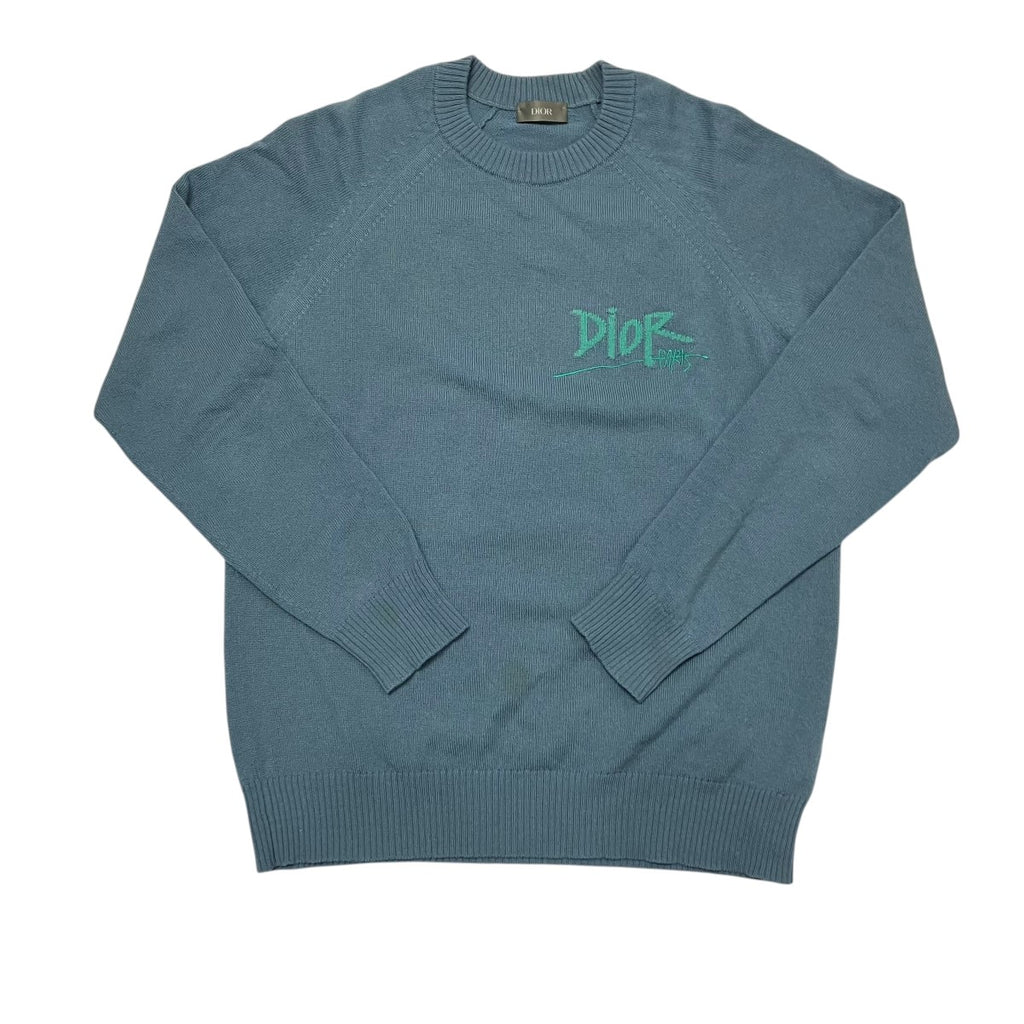 DIOR×Shawn Stussy セーター033M609AT070 033M609AT070 ブルー サイズ 