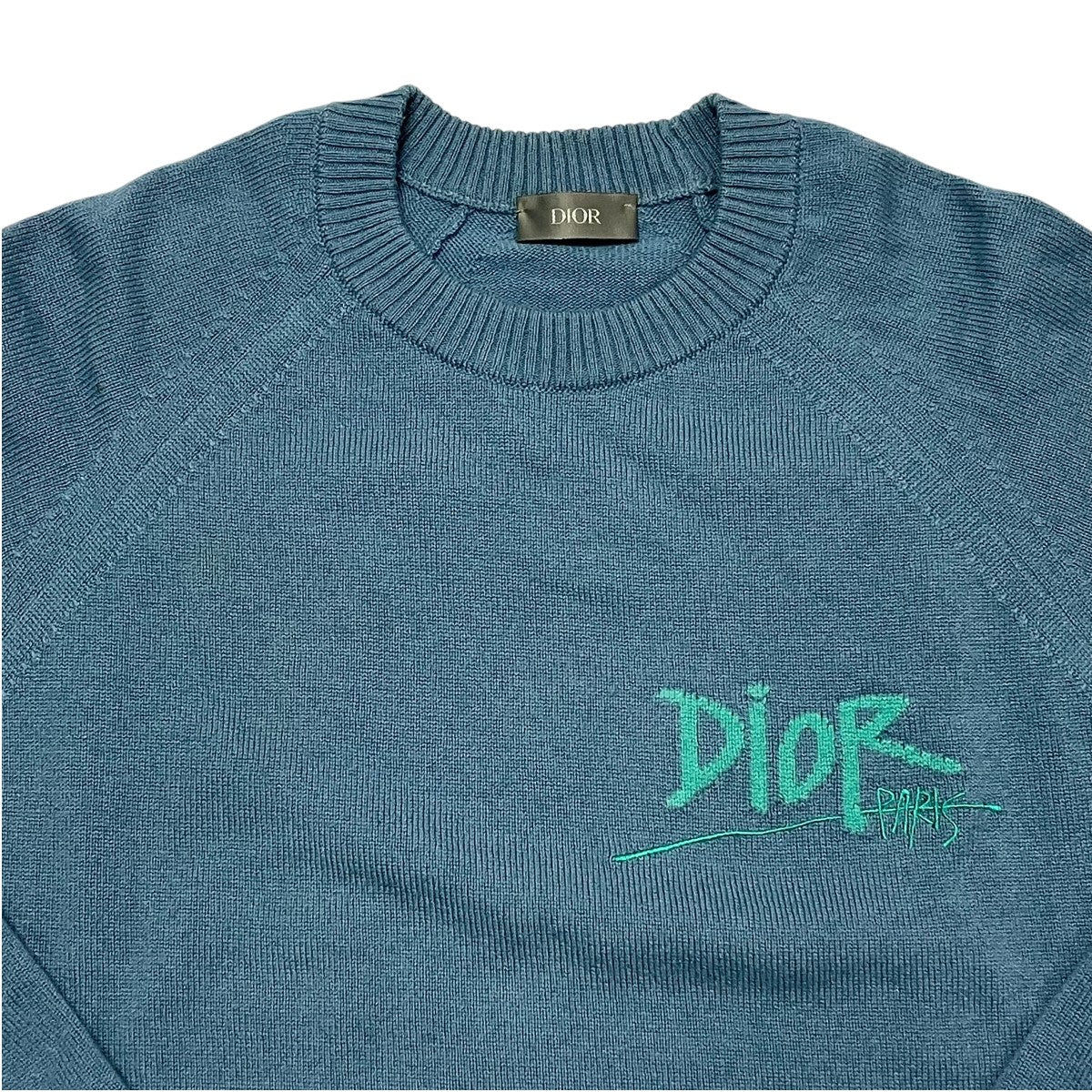 DIOR×Shawn Stussy セーター033M609AT070 033M609AT070 ブルー サイズ 
