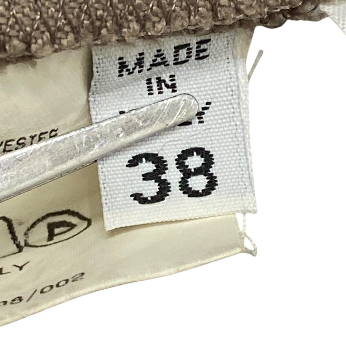 マルタンマルジェラ　ベージュ タイトスカート Mサイズ HERMES by Martin Margiela(エルメス バイ マルタン マルジェラ