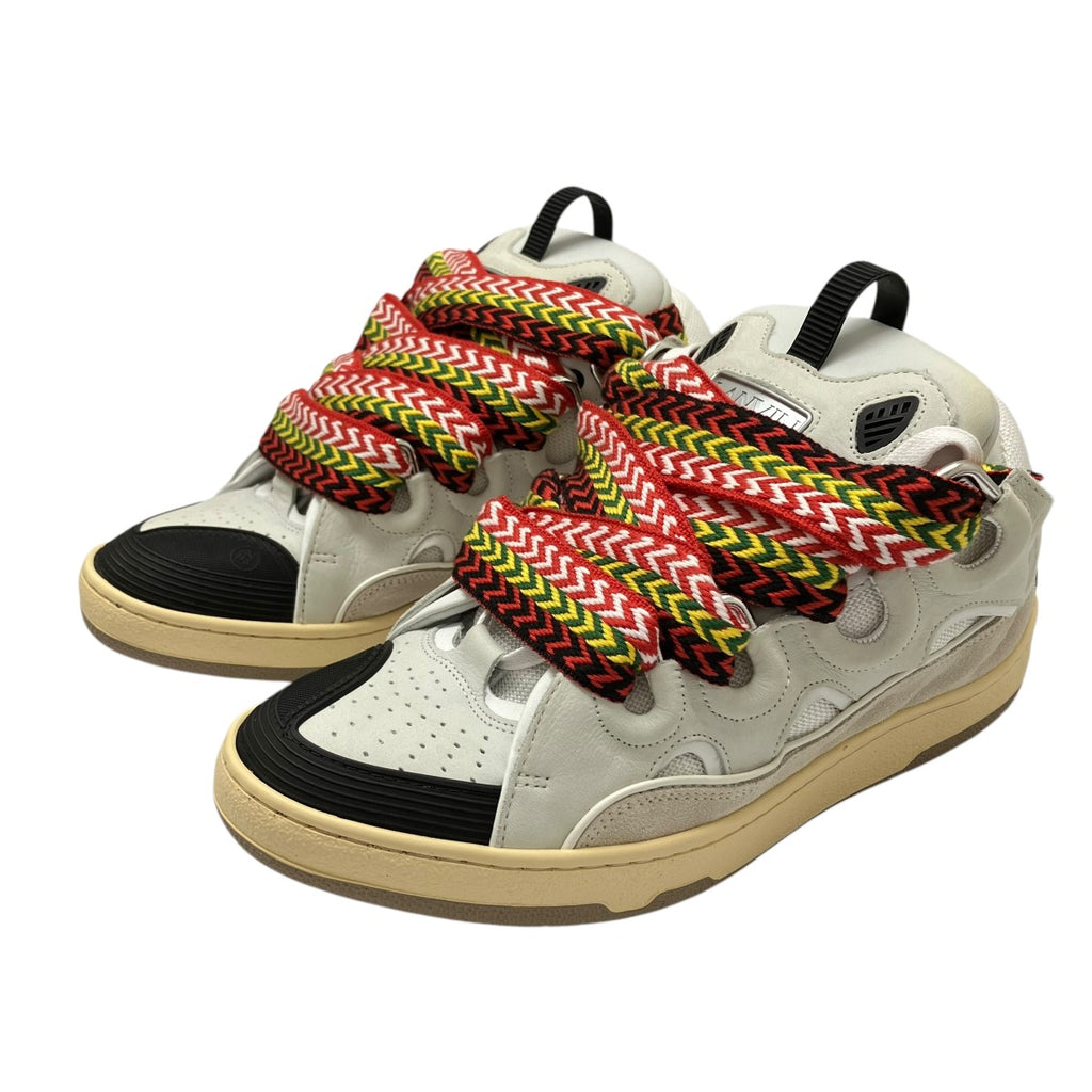 LANVIN(ランバン) Curbスニーカー ホワイト×ベージュ サイズ 43 