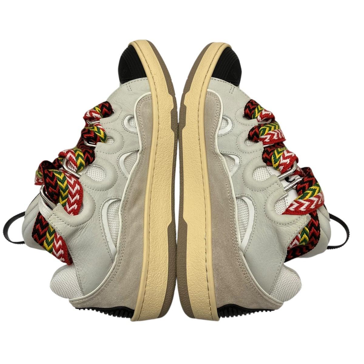 LANVIN(ランバン) Curbスニーカー ホワイト×ベージュ サイズ 43 