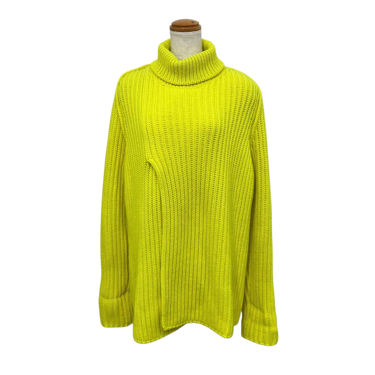 Chunky Rib Slit Roll NeckハイネックニットHFN75WHPJ