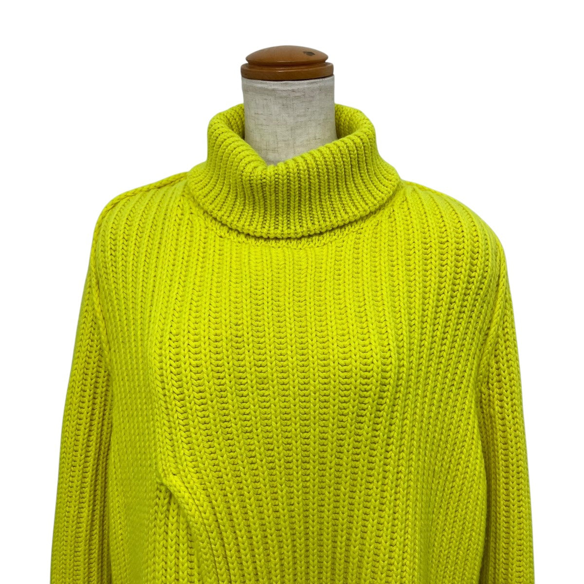 Chunky Rib Slit Roll NeckハイネックニットHFN75WHPJ