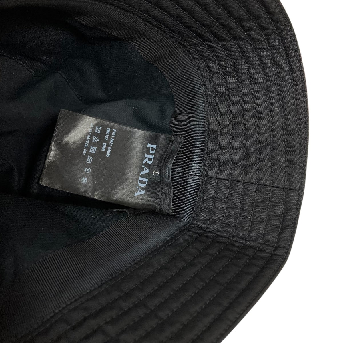 PRADA(プラダ) バケットハット2HC137 2HC137 ブラック サイズ L