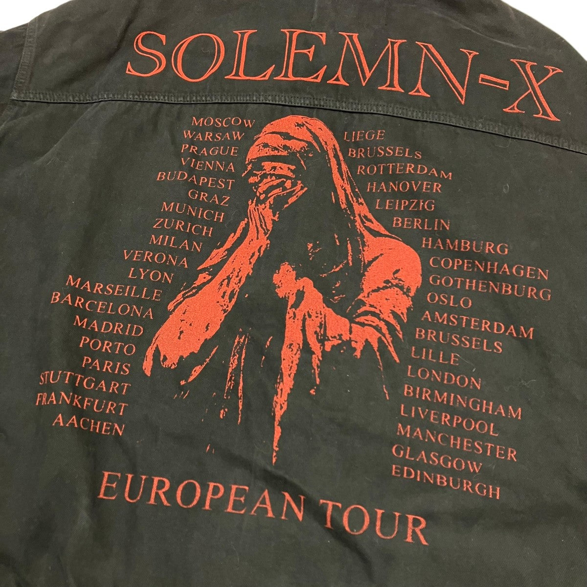 RAF SIMONS(ラフシモンズ) 22SSOVERSIZED SOLEMN-X DENIM JACKET