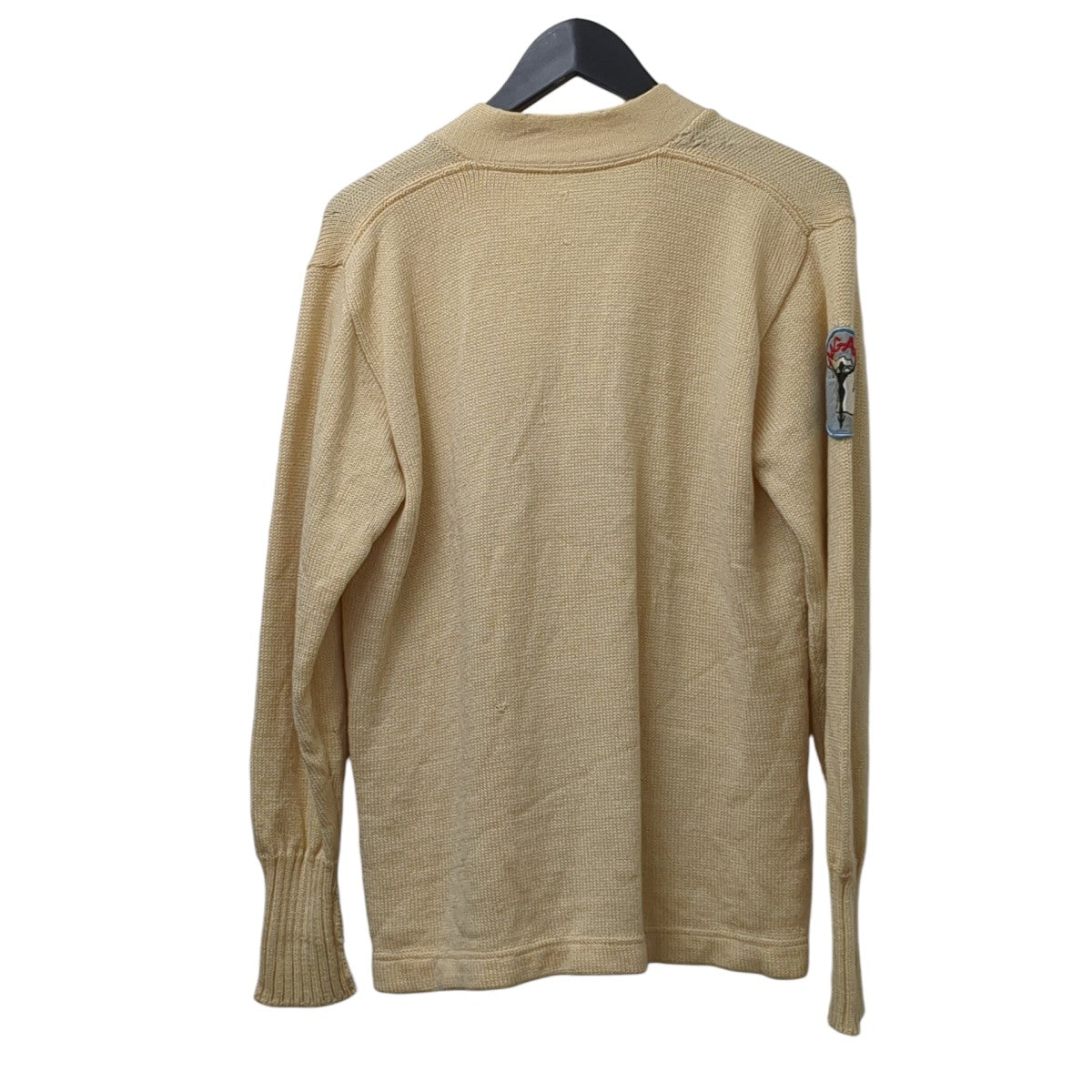 60s  GAA Award Cardigan レタード ピンズ付き リブ長カーディガン