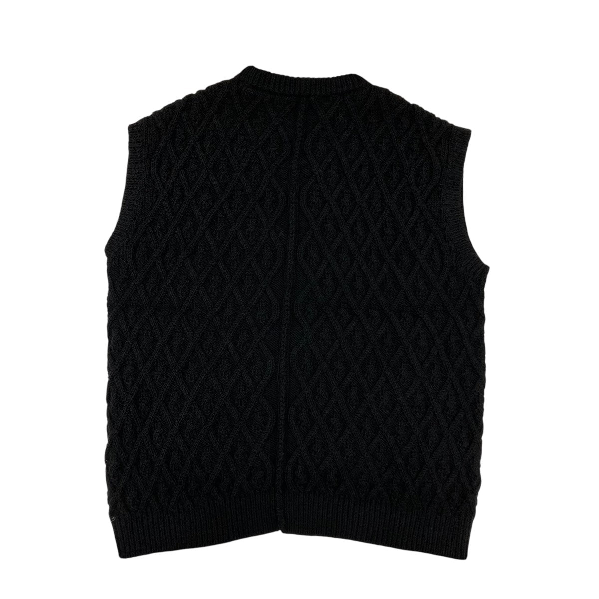 AURALEE(オーラリー) HARD TWIST MERINO ARAN KNIT VESTニット
