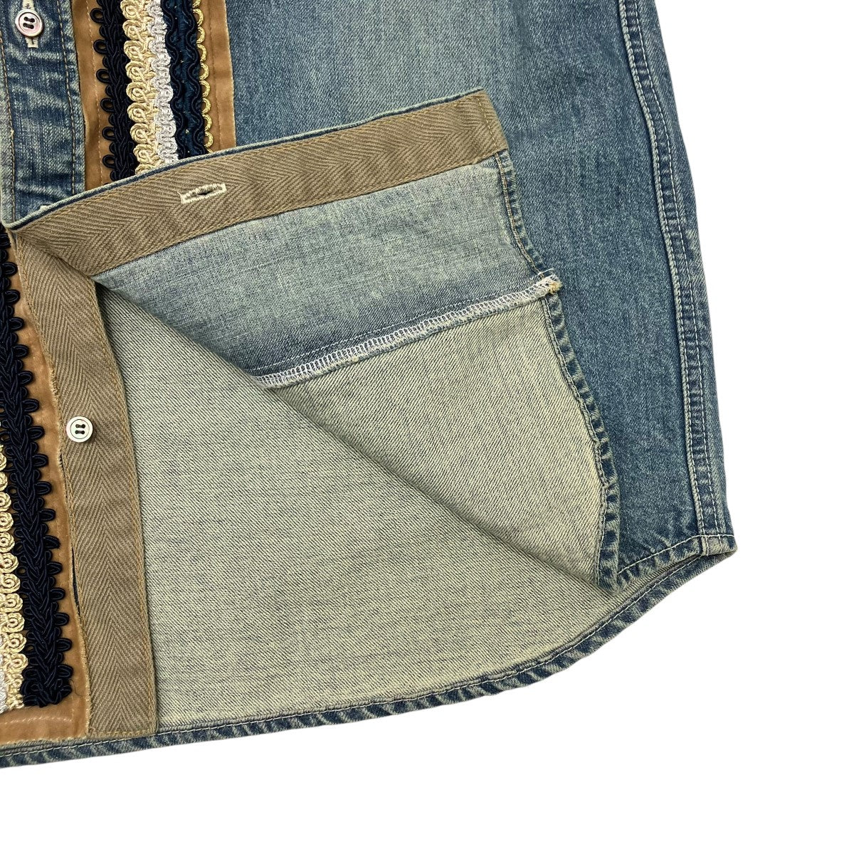 sacai(サカイ) デニムシャツ17-01405M 17-01405M インディゴ