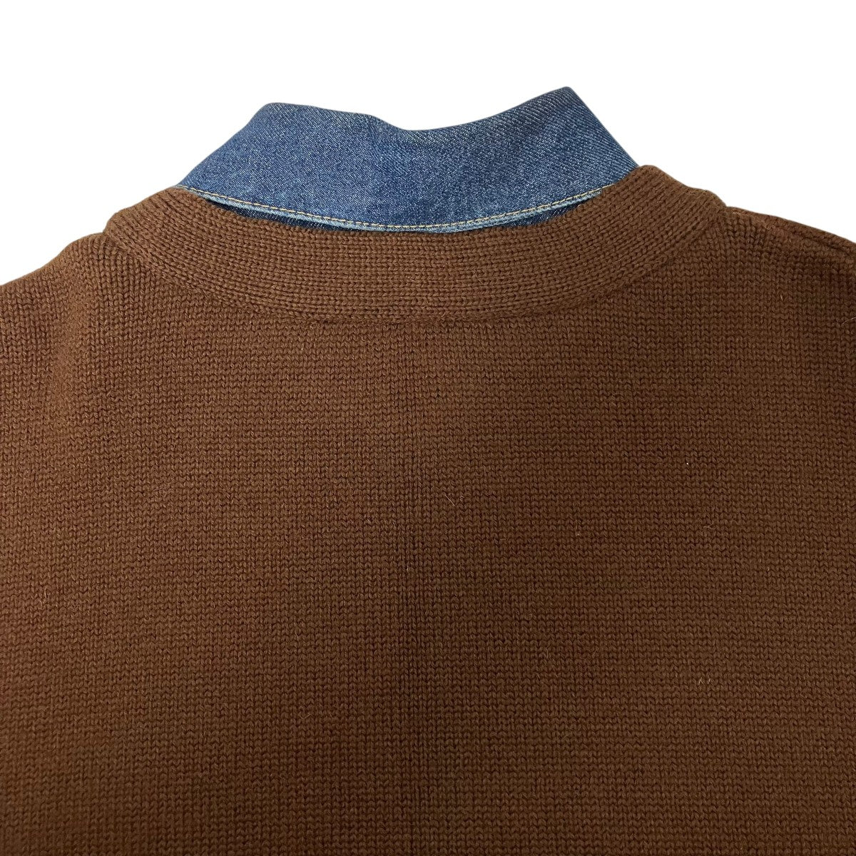 SOFTHYPHEN(ソフトハイフン) SOFTHYPHEN DENIM MIX CARDIGANDENIM MIX