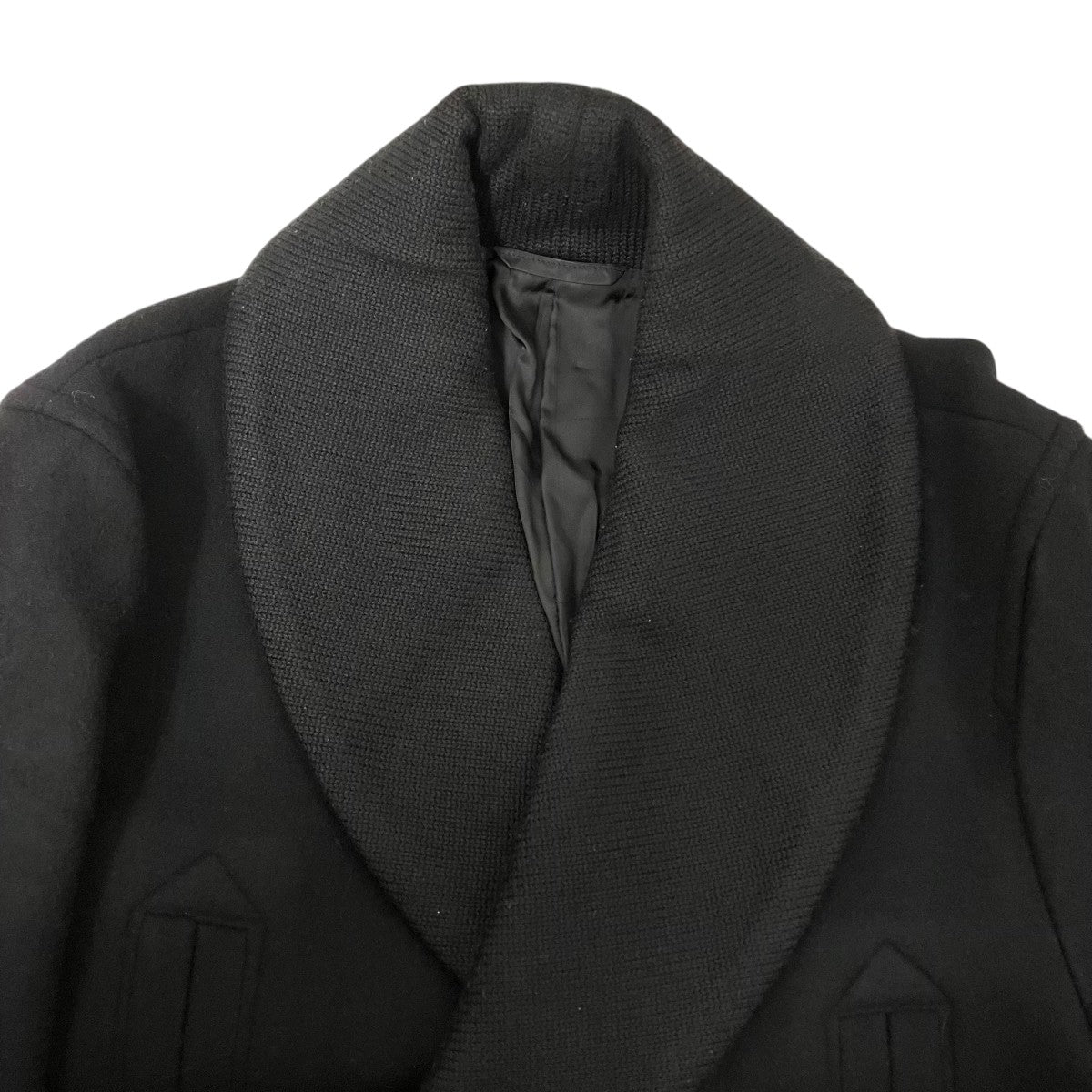 メルトンウール ショールカラー PコートRM232-022