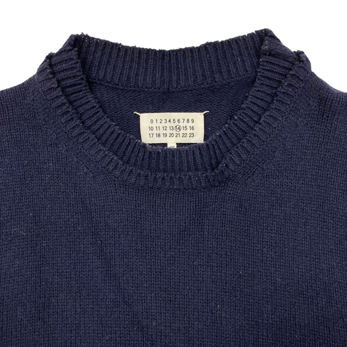 新品 M マルジェラ 21ss エルボーパッチニット 2138 Maison Margiela(メゾンマルジェラ) 21AWエルボーパッチニット