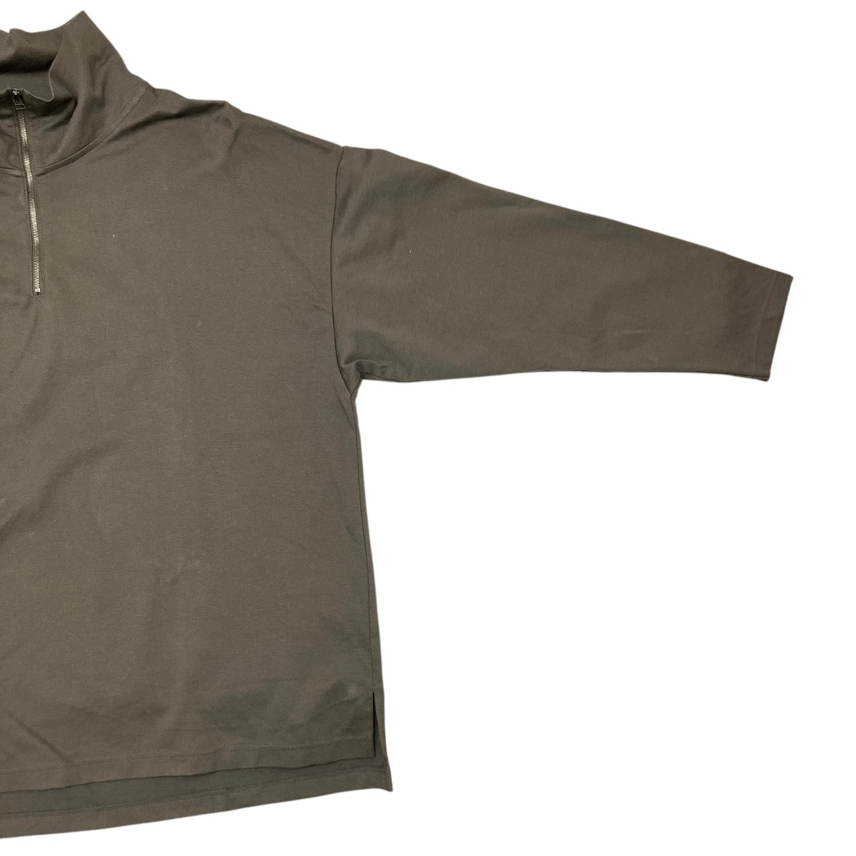 SOPHNET．(ソフネット) BASQUE PONTE HALF ZIP TOPハーフジップ