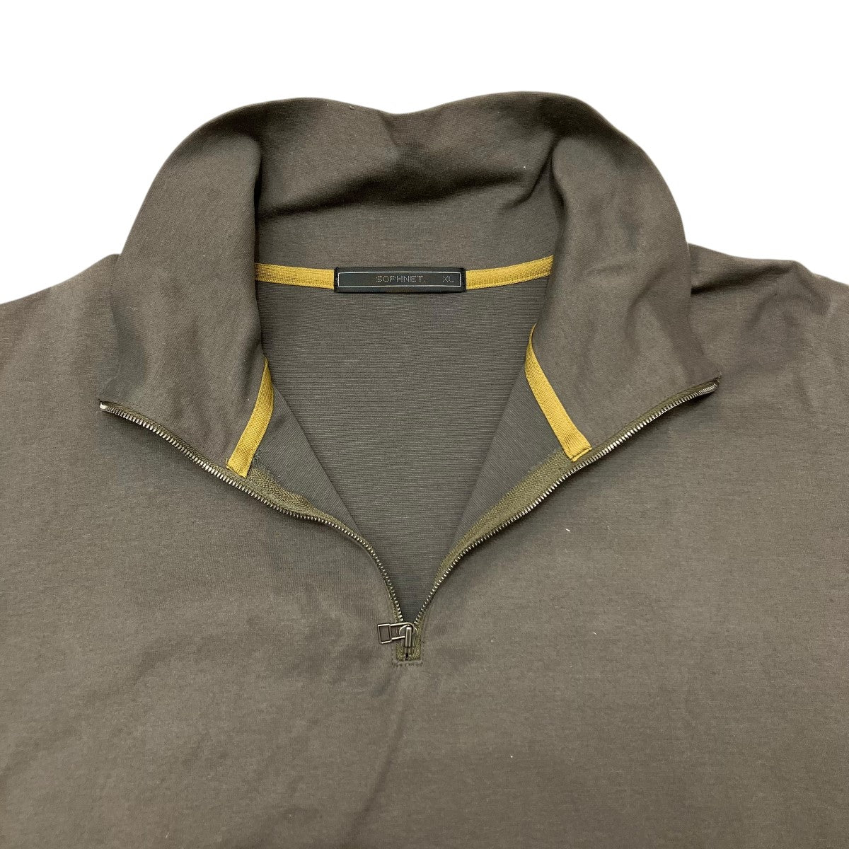 BASQUE PONTE HALF ZIP TOPハーフジップスウェットSOPH-242047