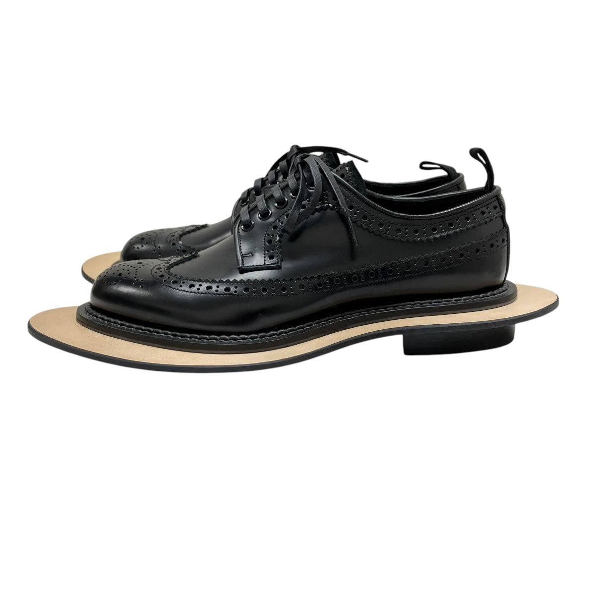 KIDS LOVE GAITE×COMME des GARCONS HOMME PLUS 24AWフローティング・ブローグ・ダービーレザーシューズPN-K101 古着・中古-3枚目のアイテム画像