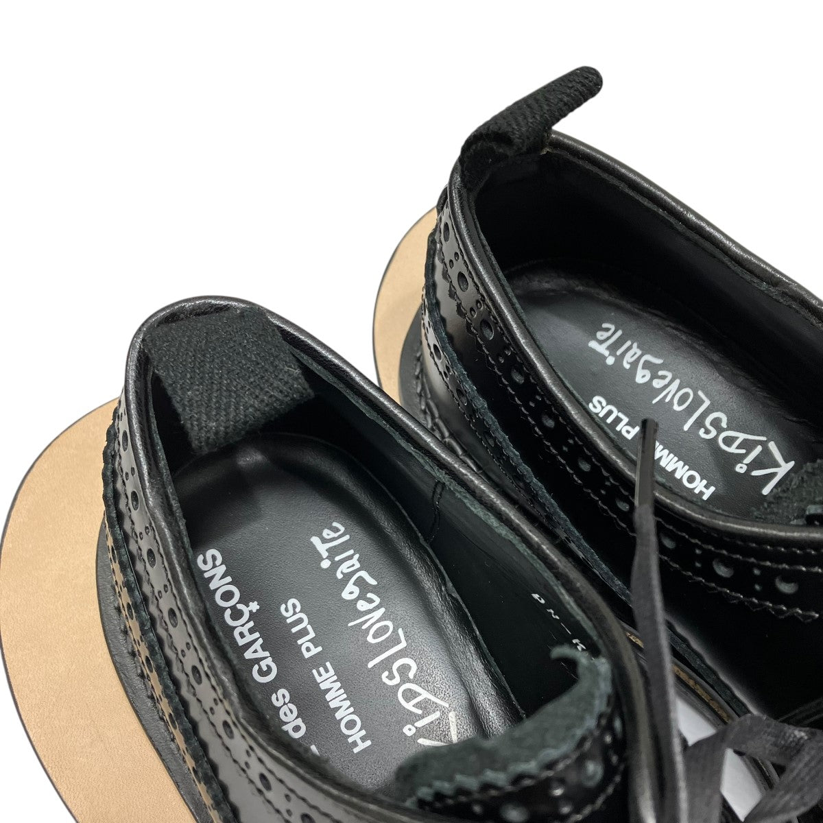 KIDS LOVE GAITE×COMME des GARCONS HOMME PLUS 24AWフローティング・ブローグ・ダービーレザーシューズPN-K101 古着・中古-6枚目のアイテム画像