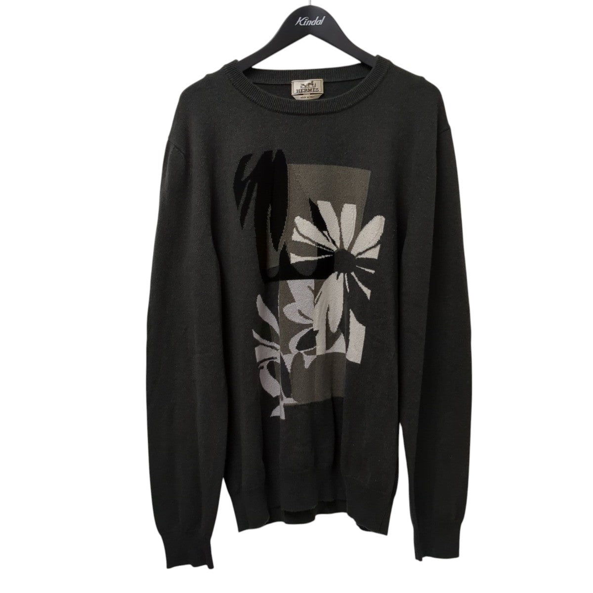 オールド　HERMES 幾何学模様 半袖シャツ オールド HERMES 幾何学模様 半袖シャツ