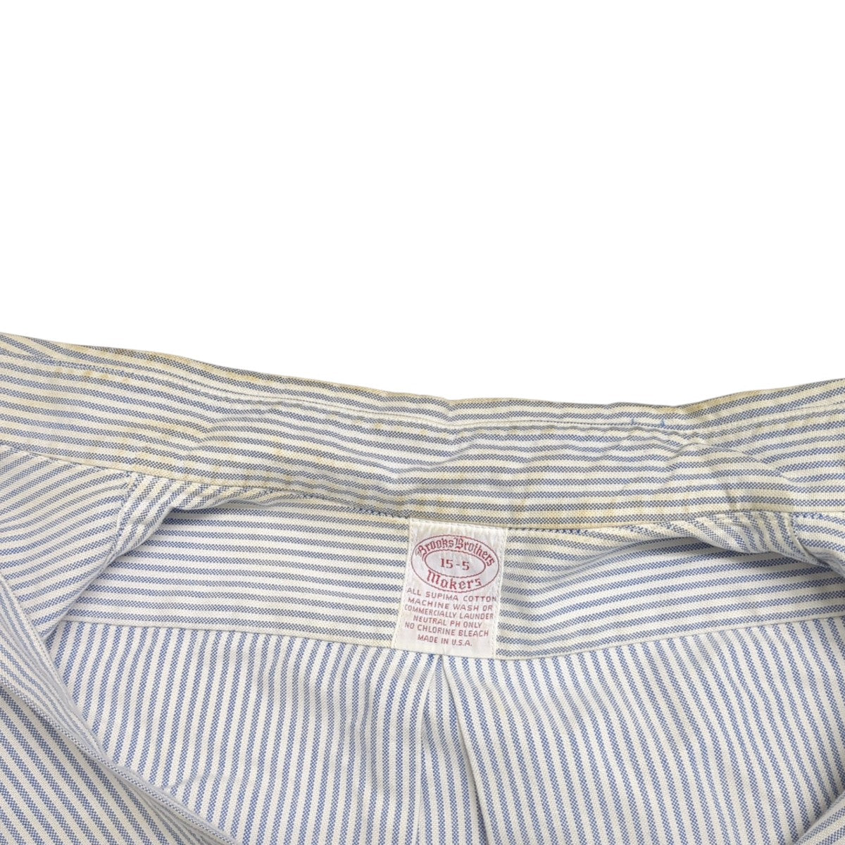 BROOKS BROTHERS 80s Makers USA製シャツ 古着・中古-8枚目のアイテム画像