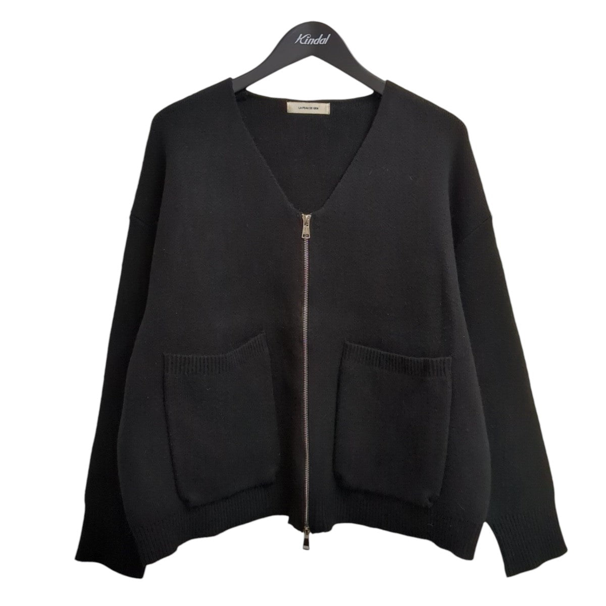 safari knit zip cardiganニットGEM-684