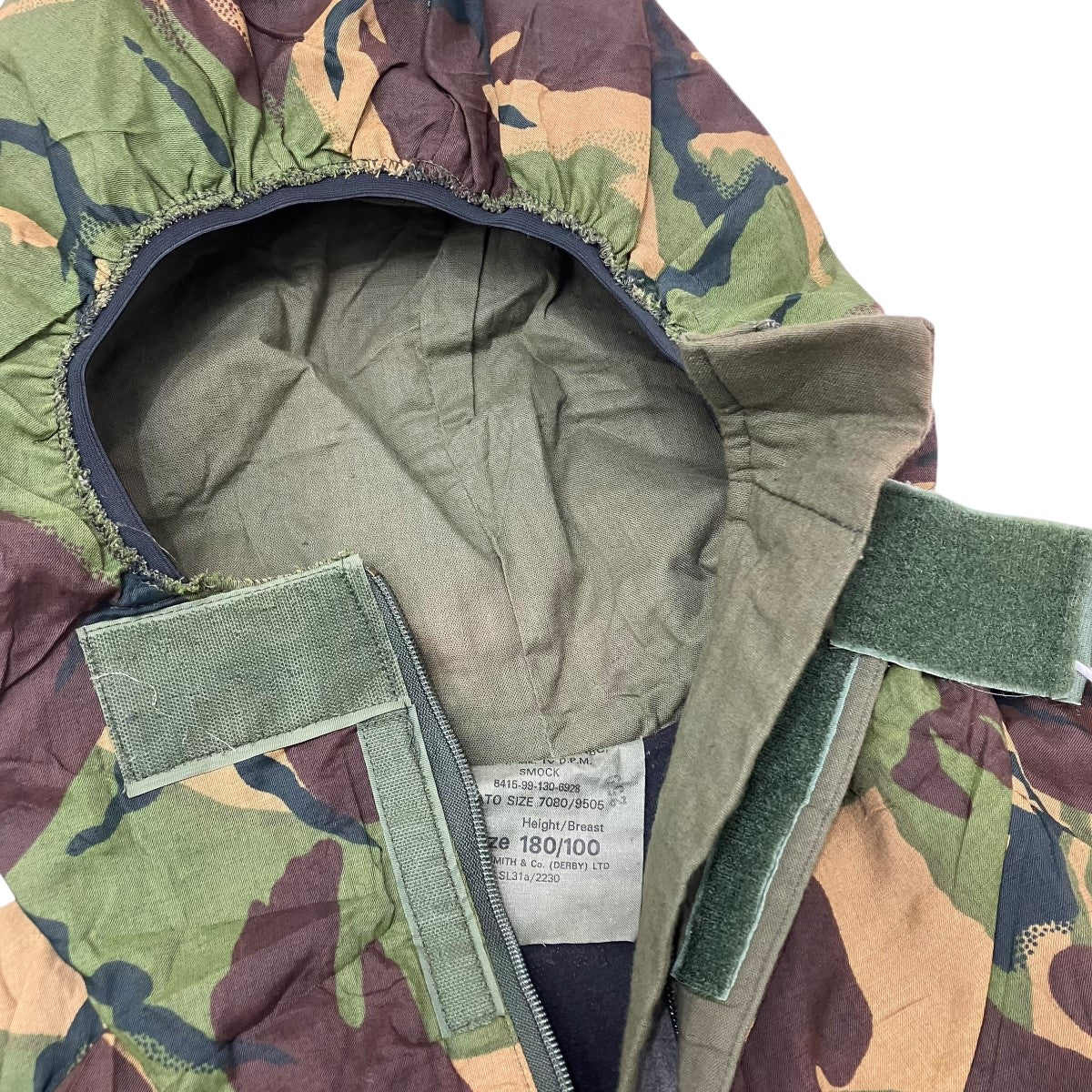 VINTAGE 90s British Army Chemical Proctive Smock DPM Camouflageジャケット 古着・中古-7枚目のアイテム画像