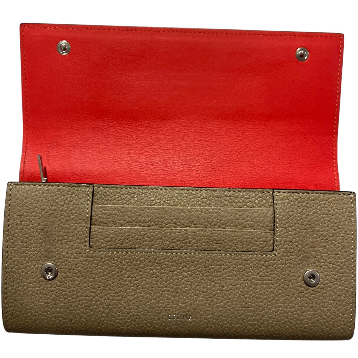 CELINE 「1784-5」長財布101674AFE 古着・中古-3枚目のアイテム画像