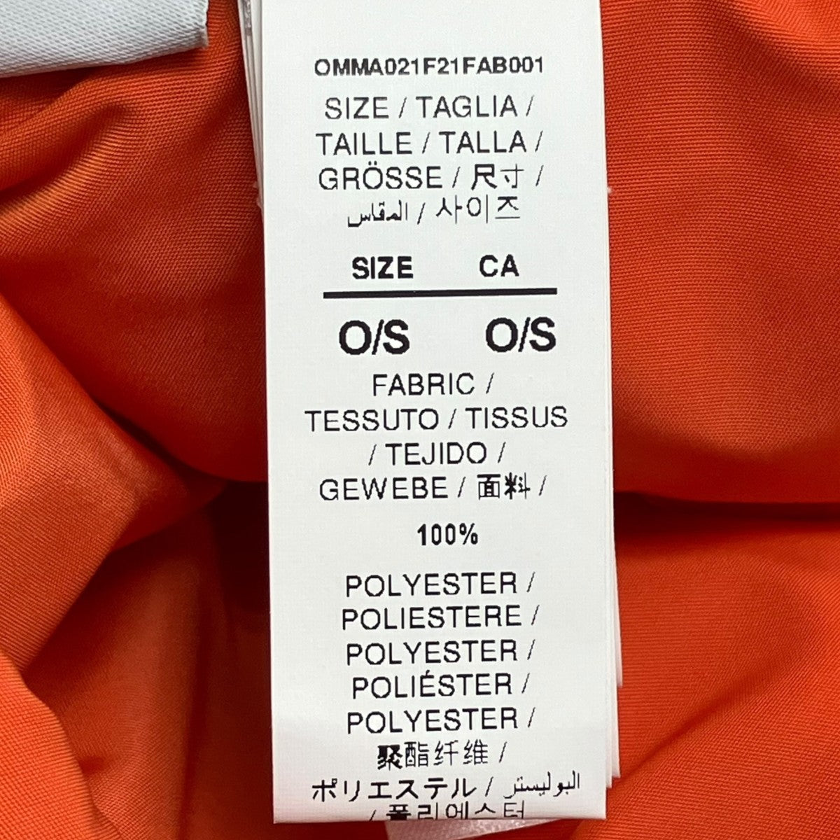 OFFWHITE(オフホワイト) マフラーOMMA021F21FAB001 OMMA021F21FAB001