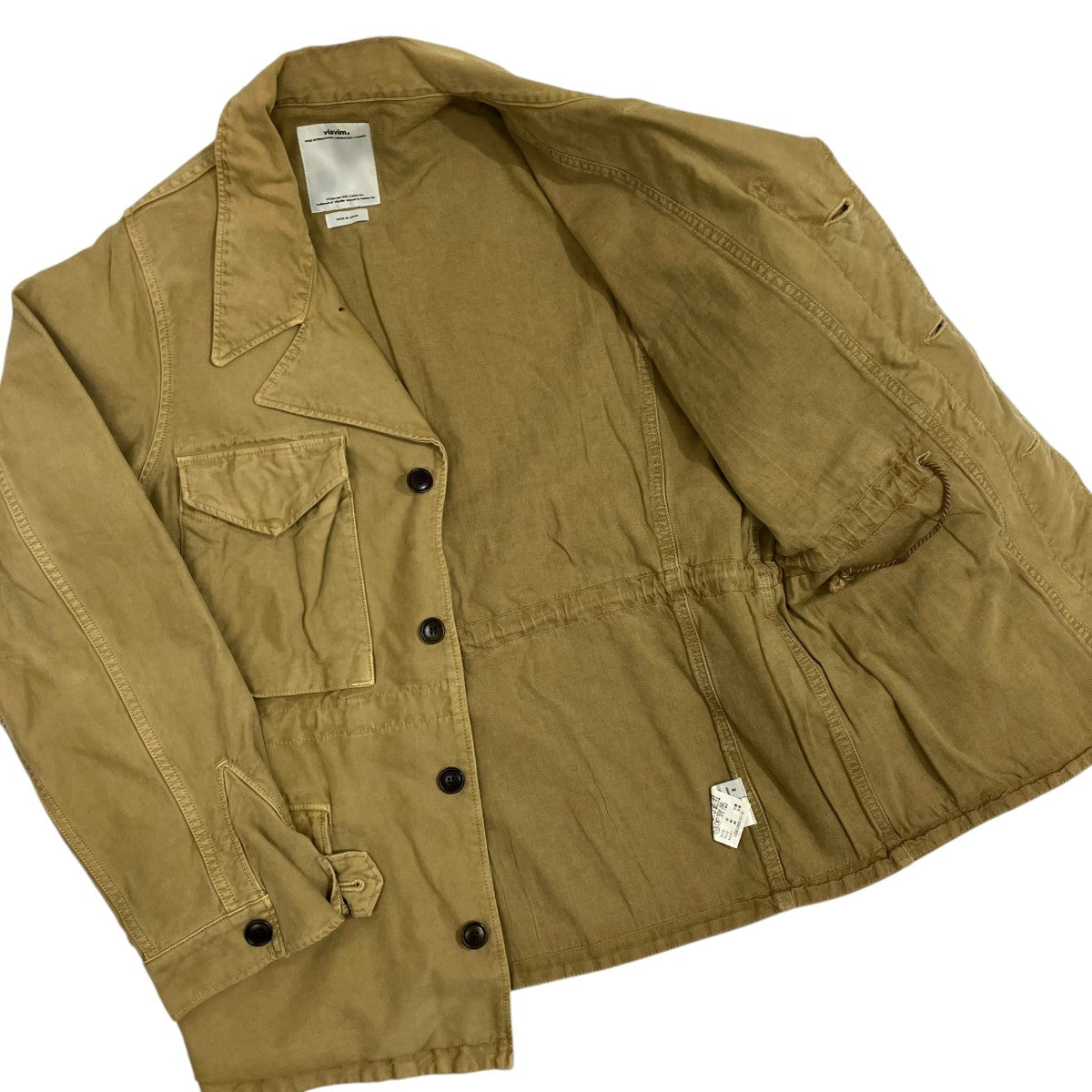 VISVIM ACHSE JACKETミリタリージャケット0115105013021 古着・中古-3枚目のアイテム画像