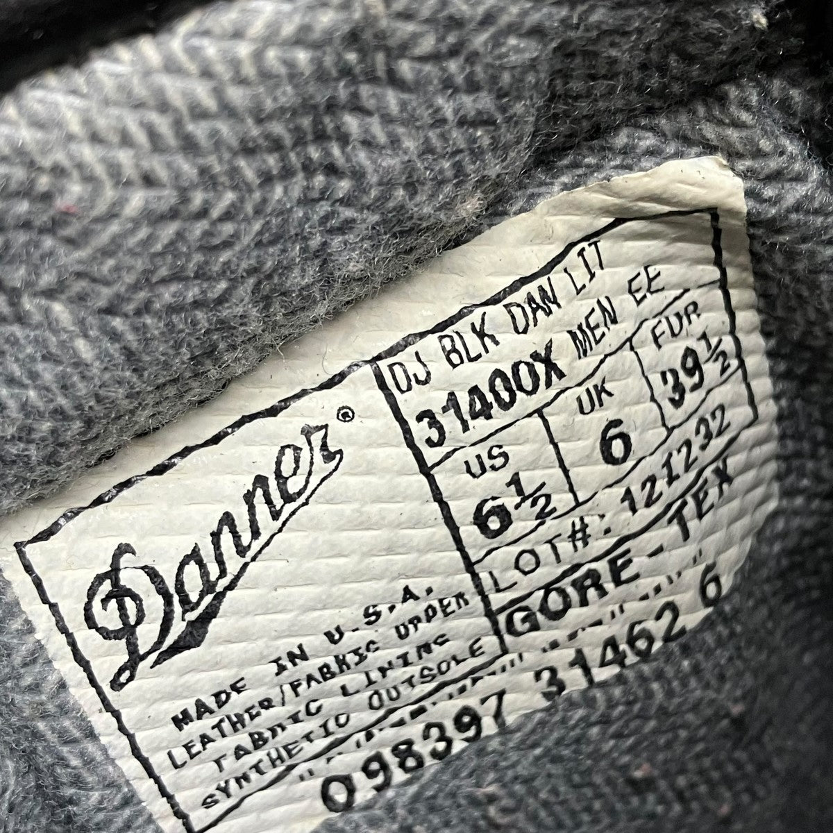 Danner(ダナー) ブーツ31400X 31400X ブラック サイズ 6｜【公式