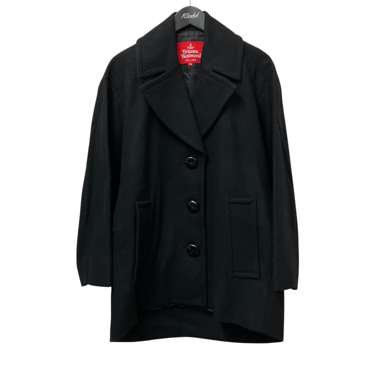 Vivienne Westwood オリーブグリーン ウールショートコート Vivienne Westwood（ヴィヴィアンウエストウッド）の「ﾀｰﾀﾝﾁｪｯｸﾘﾊﾞｰ