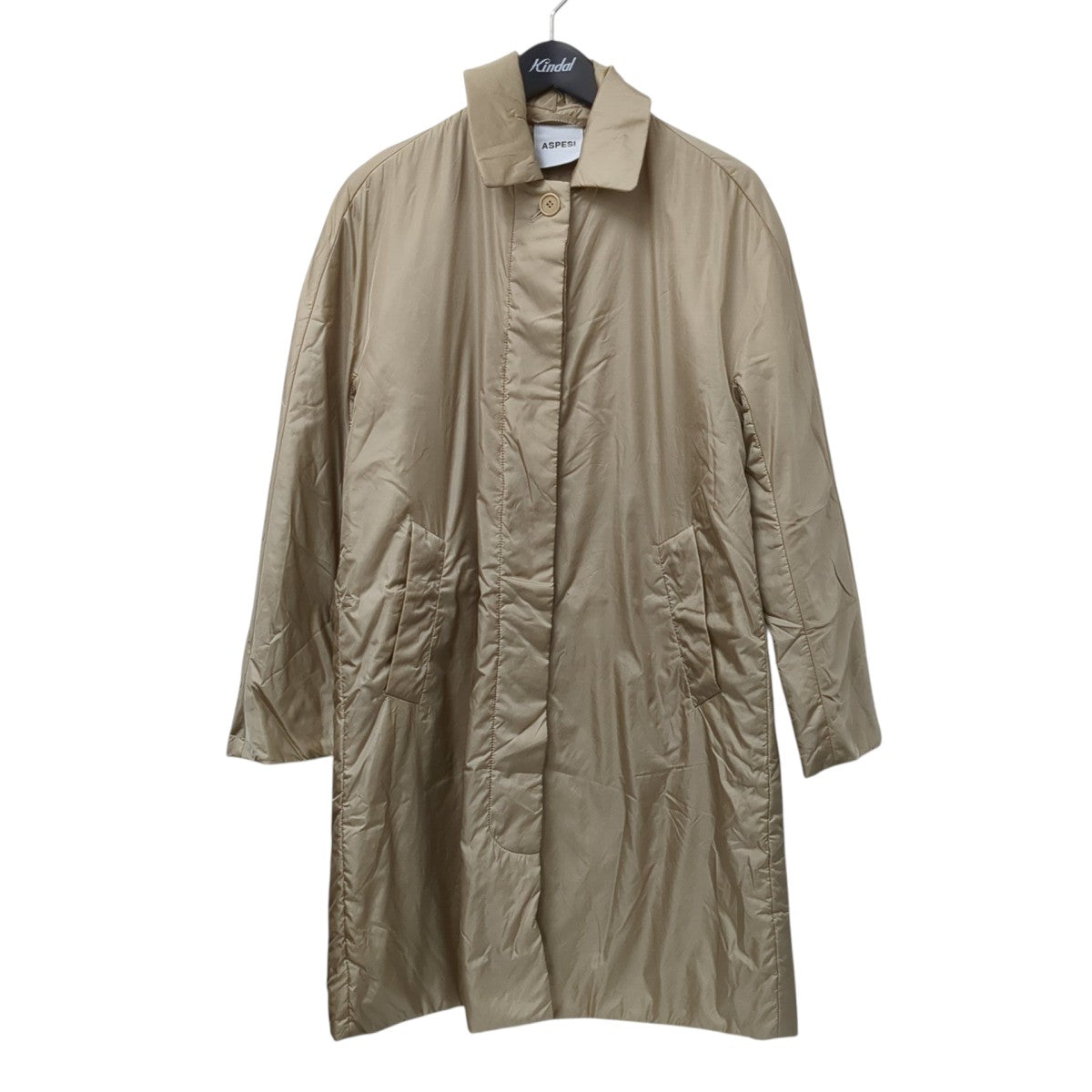 新品 ASPESI アスペジ L パッカブル ステンカラー コート ベージュ ASPESI（アスペジ）の「＜ASPESI(アスペジ)＞ PACK STN（ステン