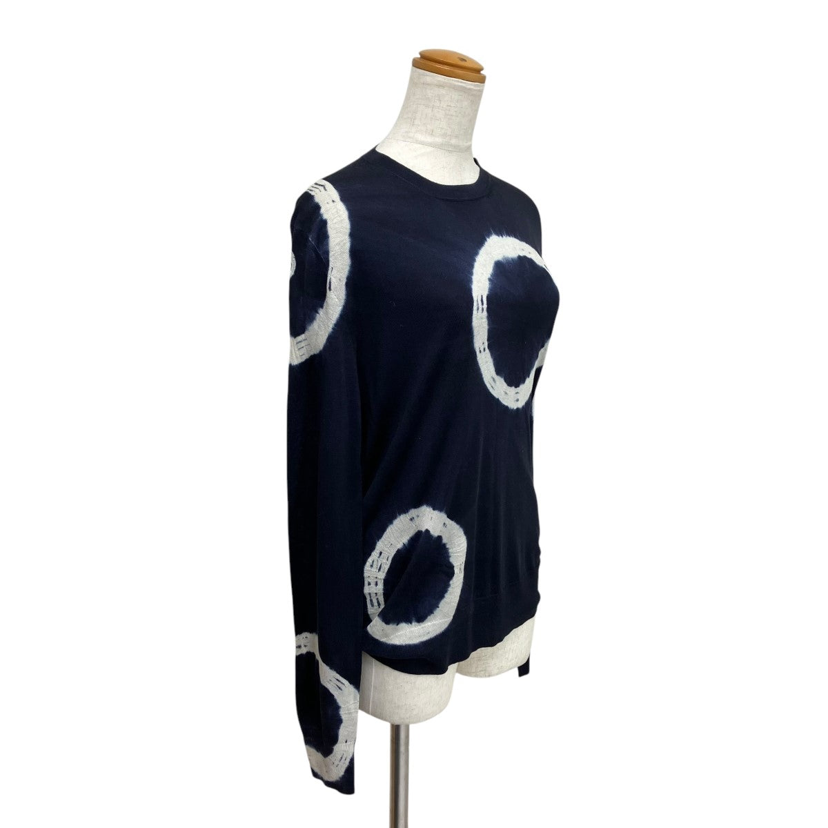 ア*ソ様 エルメス　ビンテージ　シャツ　ニット　コンビ　L エルメス ビンテージ シャツ Lサイズ シルクシャツ ニット