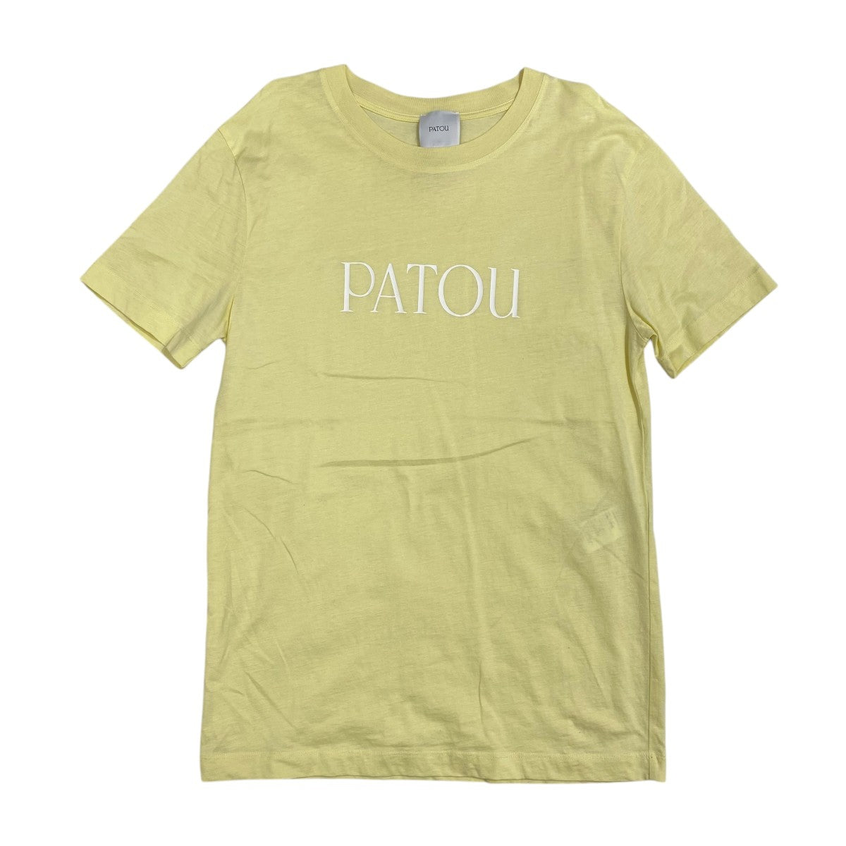 PATOU Tシャツ Patou | Patou logo embroidered t-shirt in organic cotton