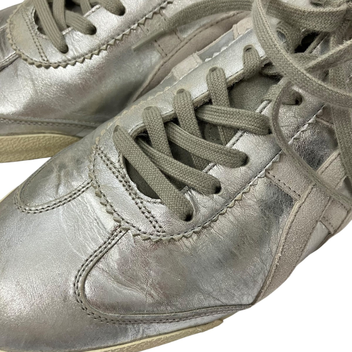 古着　Linea by Louis Dell'Olio シルバー　メタリックXL Onitsuka Tiger(オニツカタイガー) MEXICO 66 DELUXEスニーカー