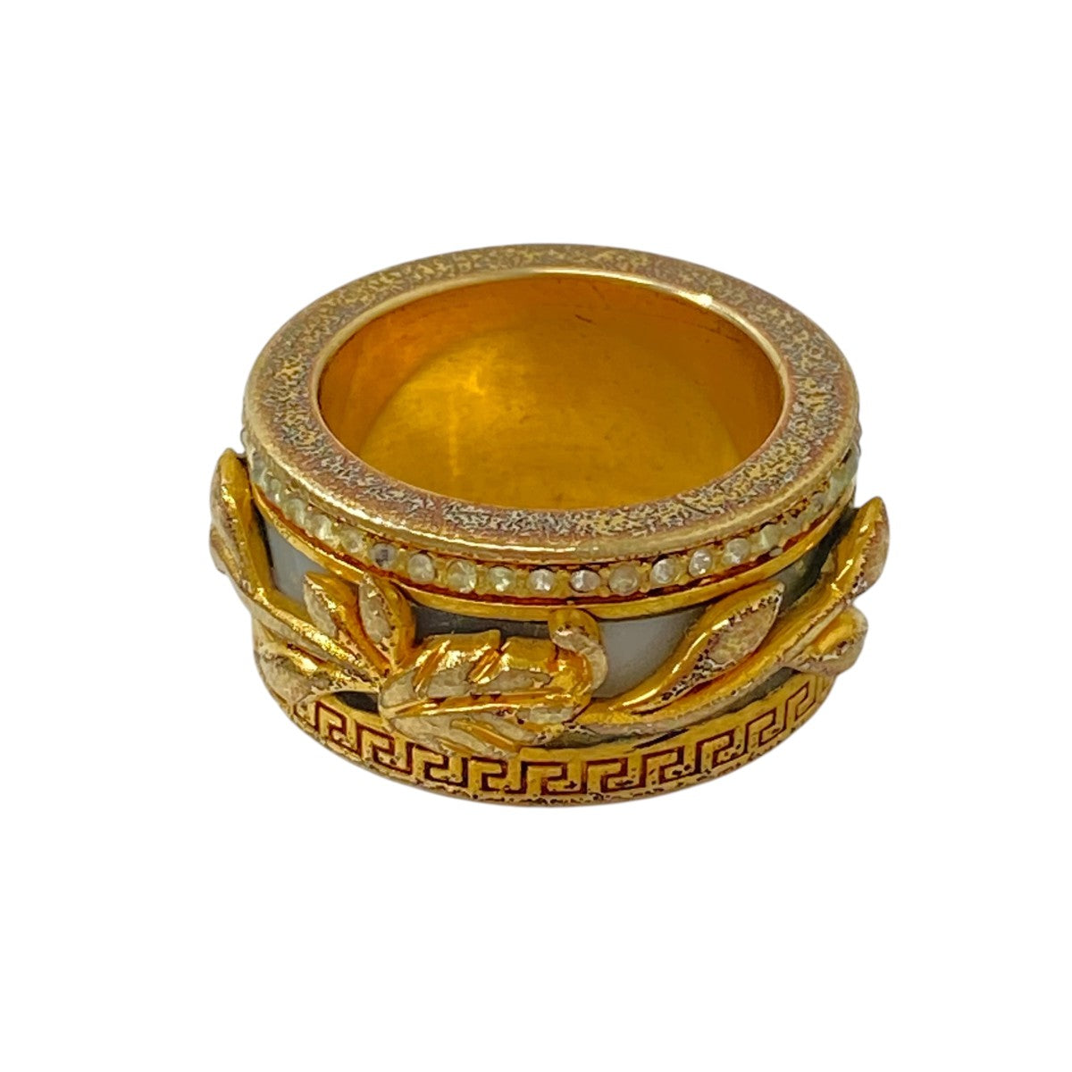 VERSACE ヴェルサーチ グレコリング ゴールド 9号 中古美品 楽天市場】ヴェルサーチ リング 中古の通販