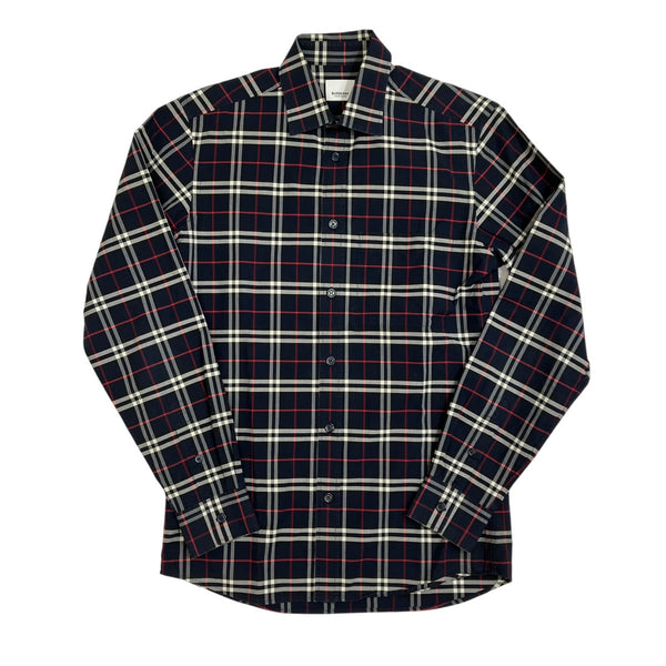 BURBERRY(バーバリー) チェックシャツ8018640 8018640 ネイビー×レッド