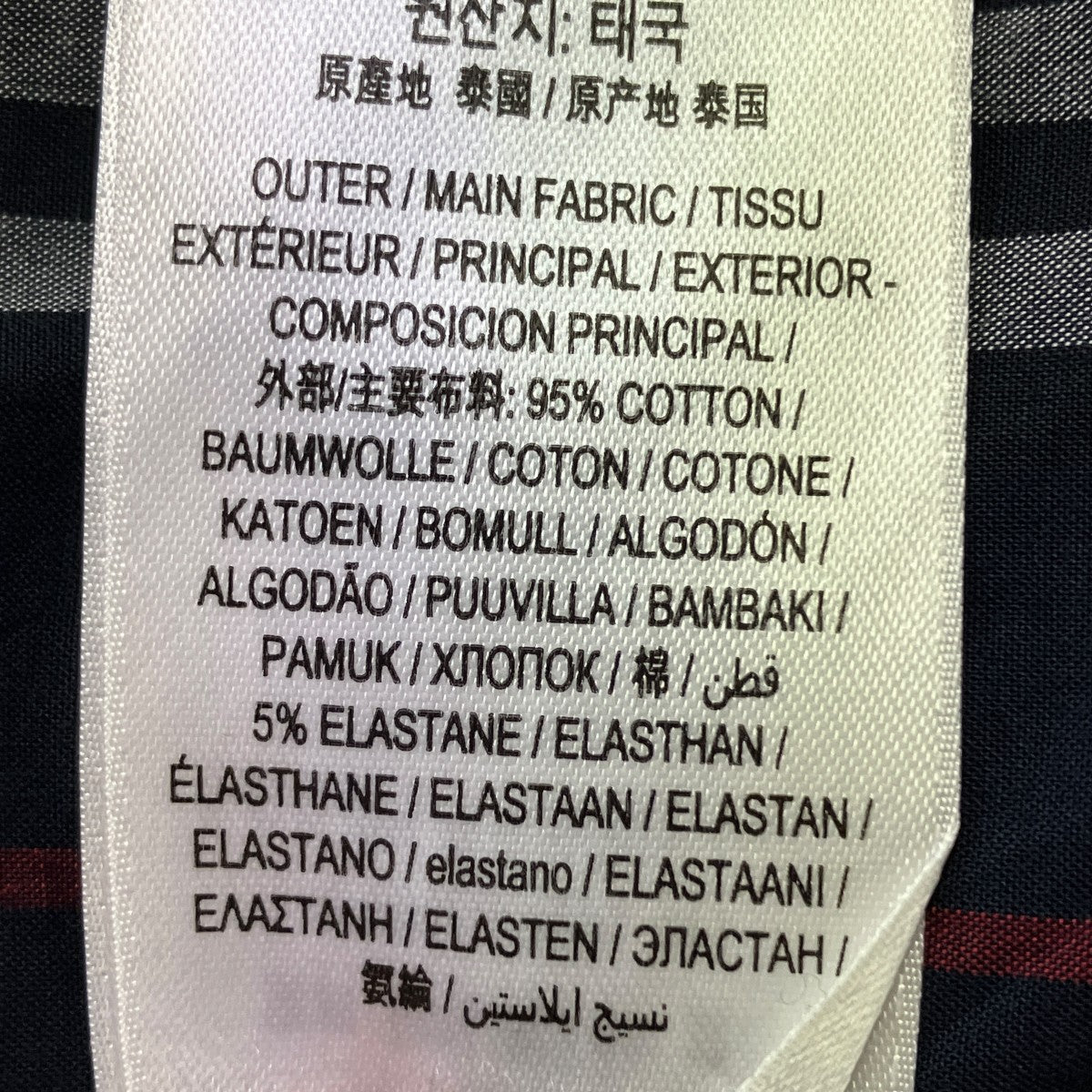 BURBERRY(バーバリー) チェックシャツ8018640 8018640 ネイビー