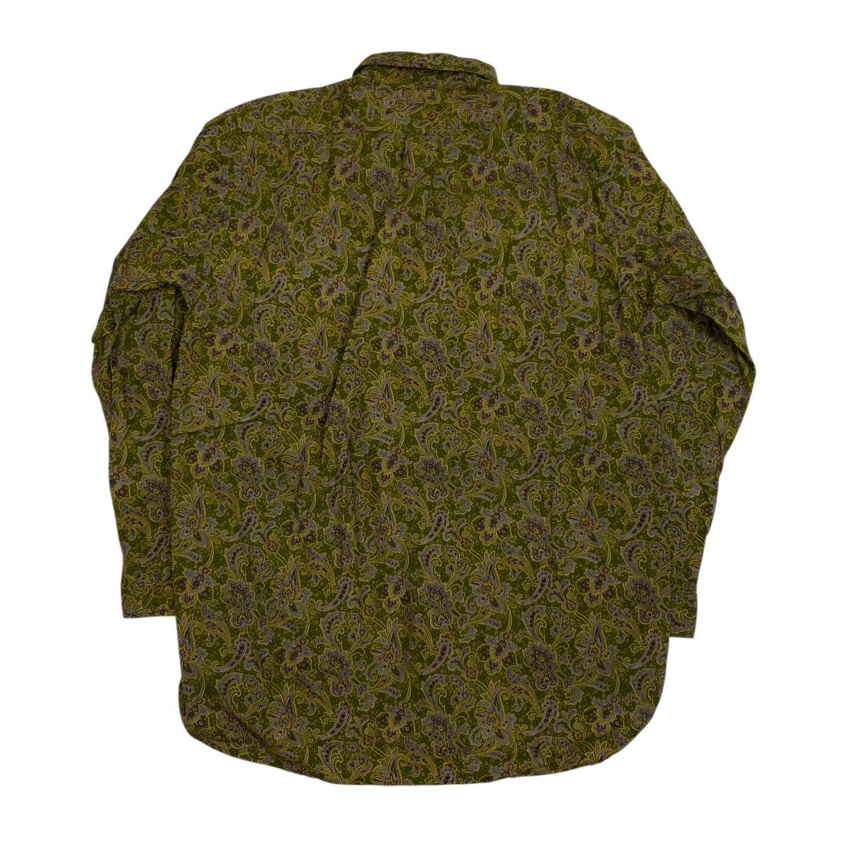 【希少品】ENGINEERED GARMENT 柄シャツ　ネイビー　M 総柄 アクセントにもぴったりな総柄L/Sシャツたちをご紹介します