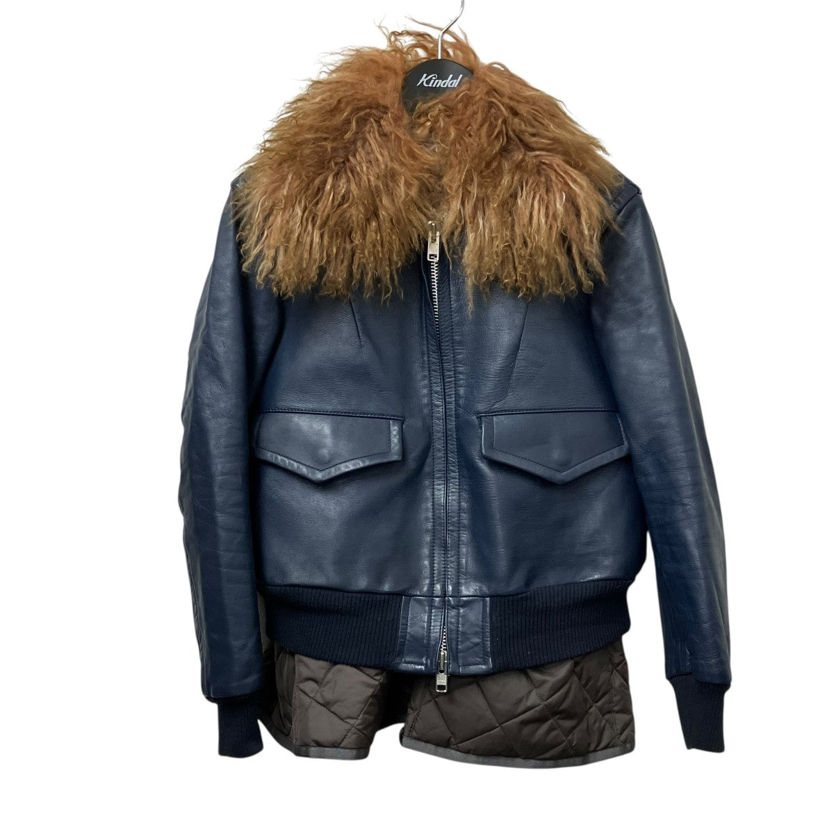 sacai luck(サカイラック) 15AWファー キルティングライナー付き