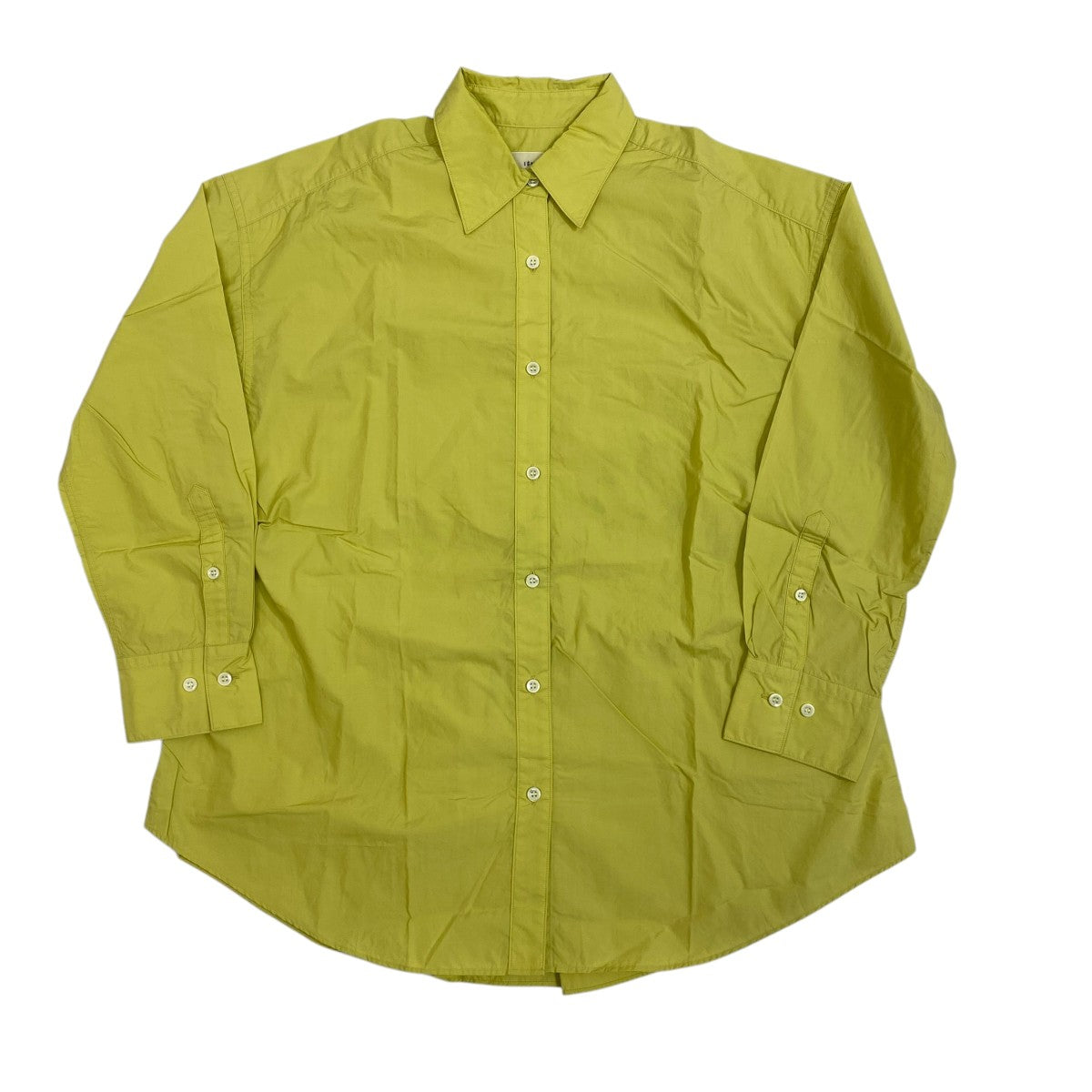 新品＊IENA イエナ ワイヤーカラーシャツ キャメル ゆったり