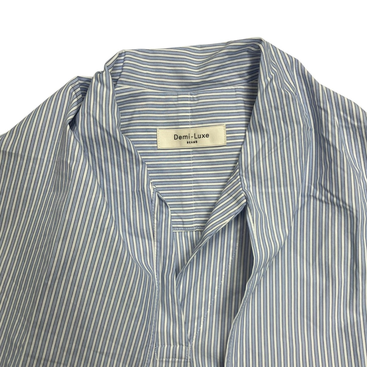 【値下げ】Demi-Luxe BEAMS ストールブラウス 64-11-0047-287 ホワイト サイズ：36 (EC) Demi-Luxe BEAMS(デミルクスビームス) ストールブラウス64-11