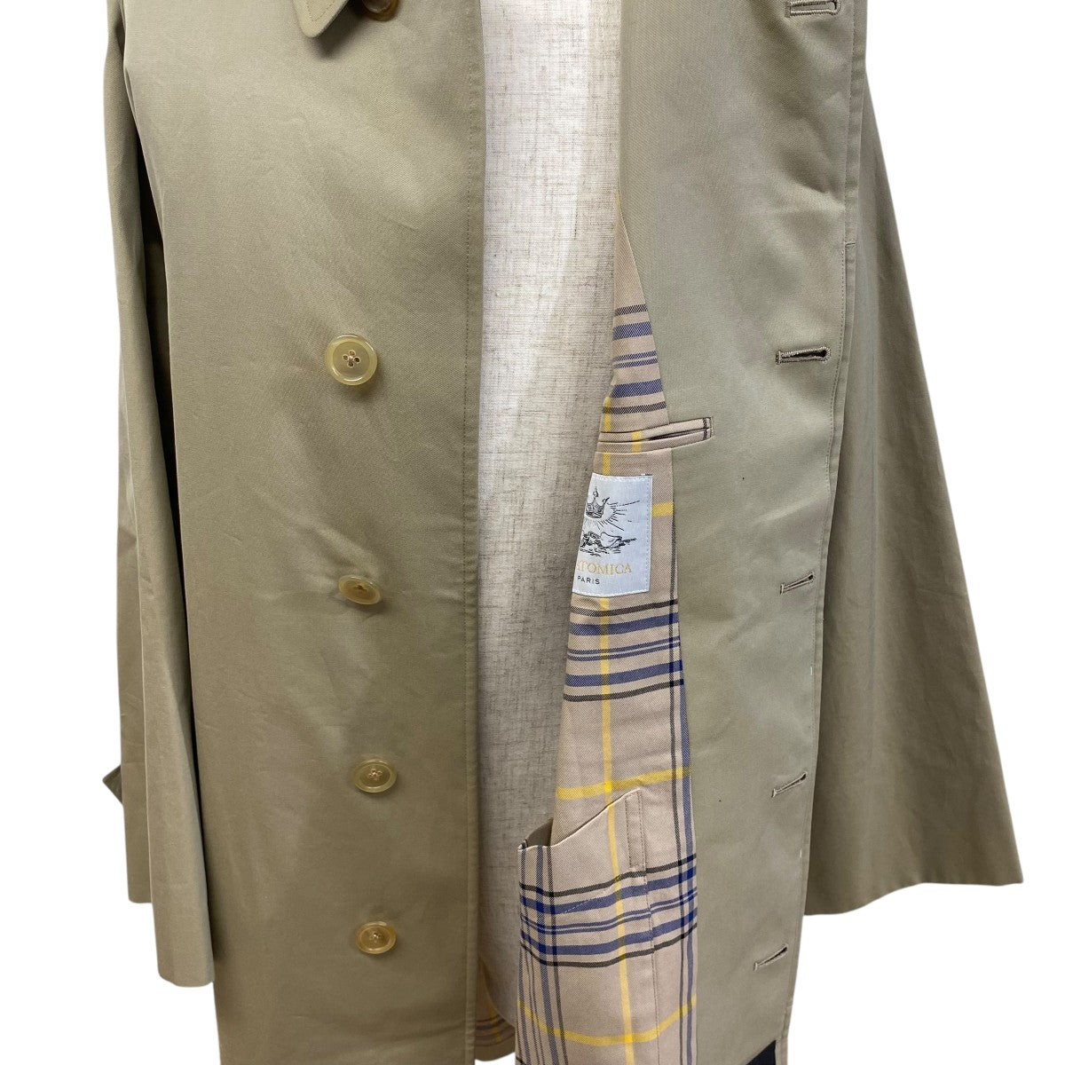 ANATOMICA ステンカラーコート46 ANATOMICA（アナトミカ）SINGLE RAGLAN COAT 1（シングル