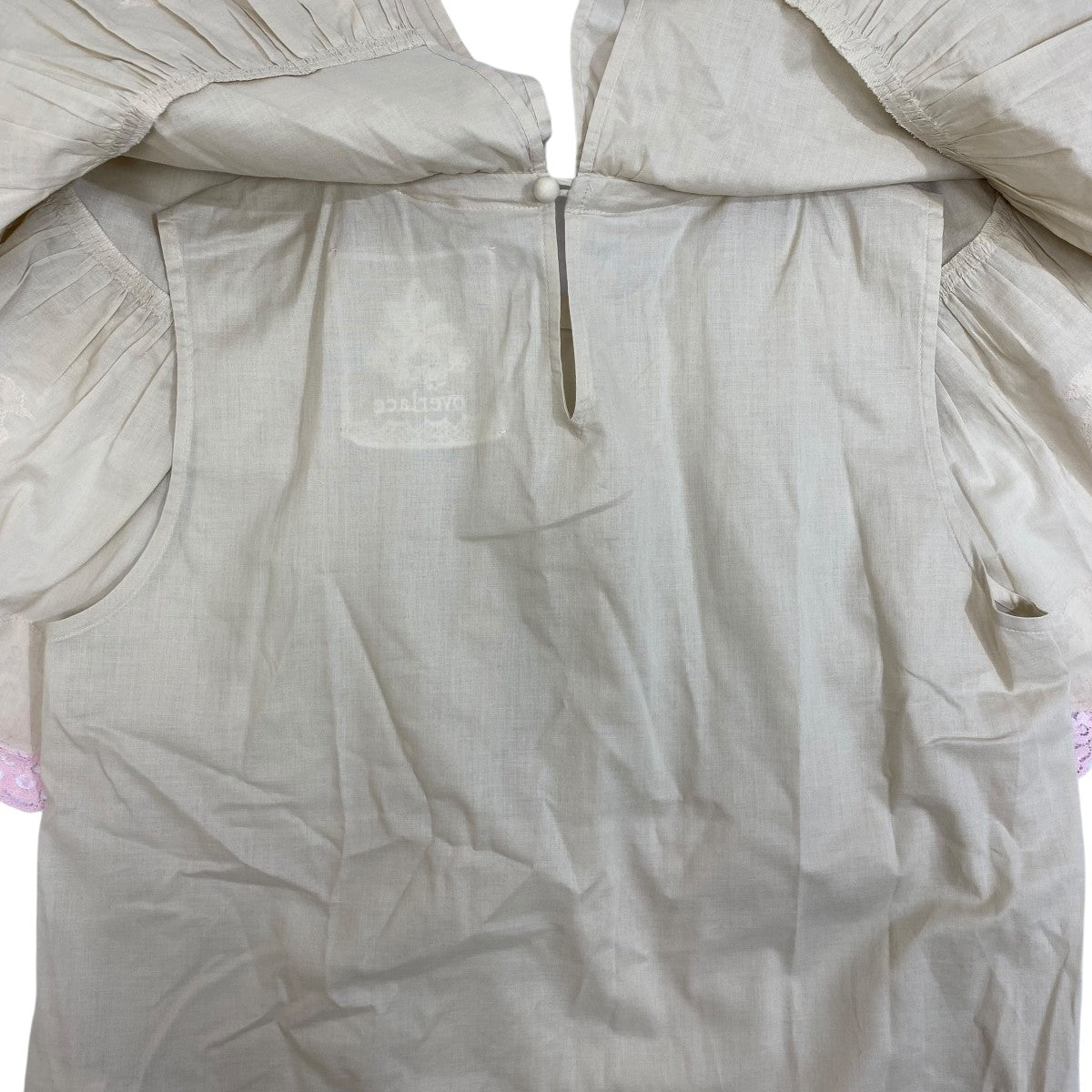 OVERLACE ruffled collar blouseブラウスO12-91035 O12-91035 OVERLACE ruffled collar blouseブラウスO12-91035 O12-91035
